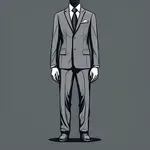 dark grey suit image